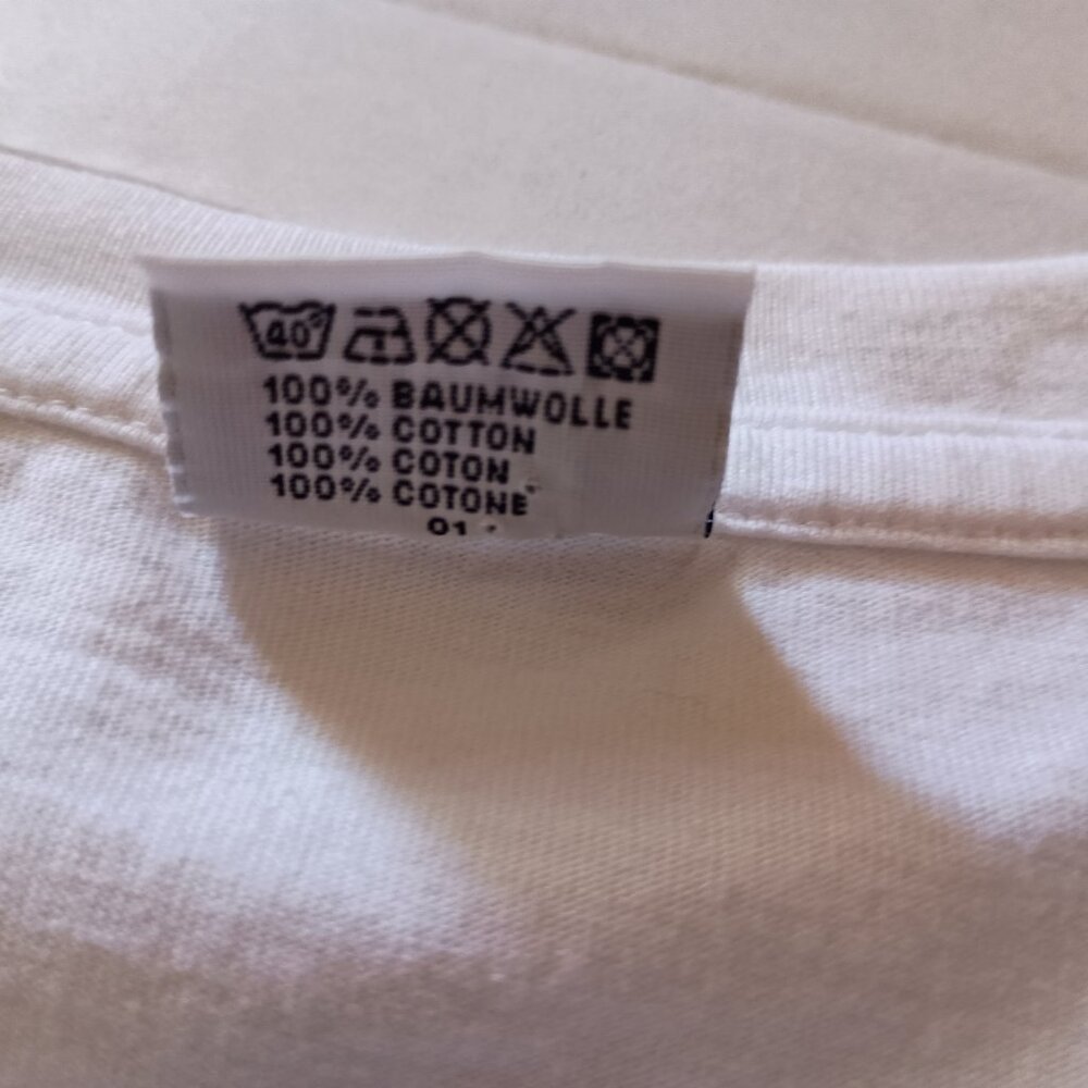 Vintage Men / Unisex Danny First TShirt Je Suis fou de Paris Size M - Picture 6 of 13